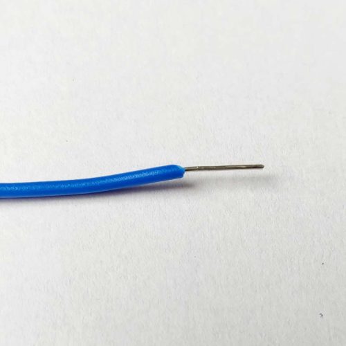 23AWG Single Strand Breadboard Connecting Wire (Blue – 1mtr)