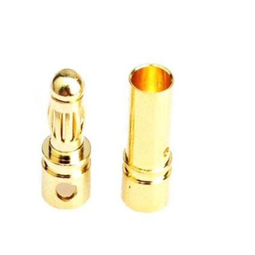 3.5mm Gold Bullet Connector Pairs