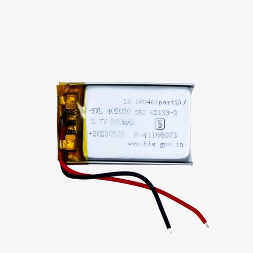 350mAH 3.7V Li-Po Rechargeable Battery (YXL 402030)