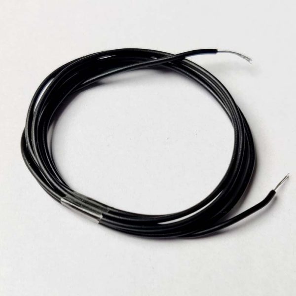 36AWG Multi Strand Wire 7/0.0052 (Black – 1mtr)