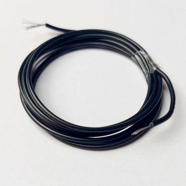 36AWG Multi Strand Wire 14/36 (Black – 1mtr)
