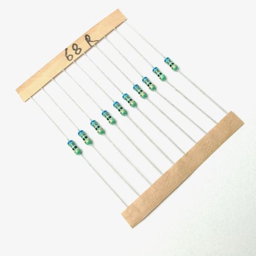 68 ohm, 1/4 Watt Resistor with 5% tolerance (Pack of 10)
