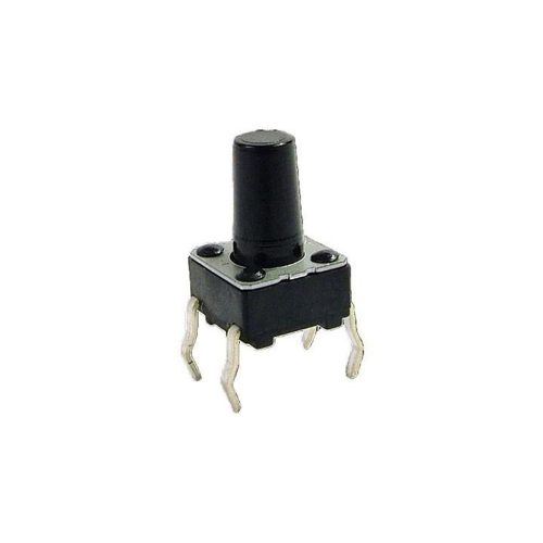 6x6x9mm Tactile Push Button Switch (Black)