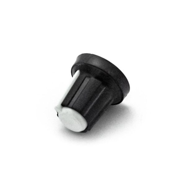 Black White Plastic Knob For 6Mm Knurled Shaft Potentiometer2.jpg