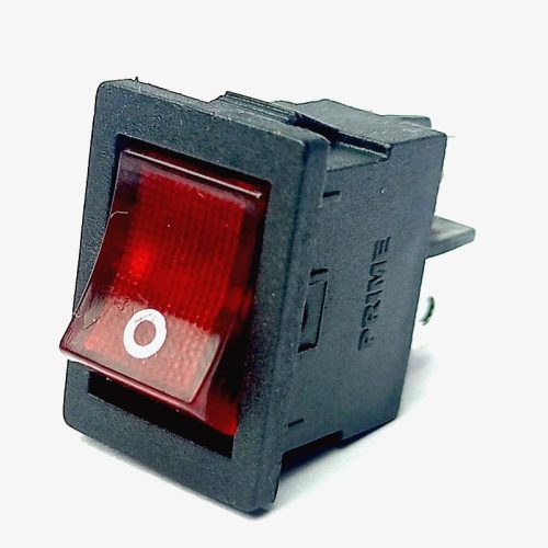 DPST ON-OFF Illuminated Rocker Switch – 6A 250V AC