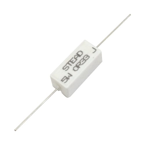 Stead 0.33 Ohm 5W 0R33 Wire Wound Ceramic Resistor