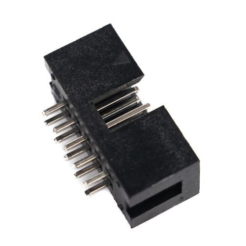 10 Pin FRC Shrouded Male Box Connector
