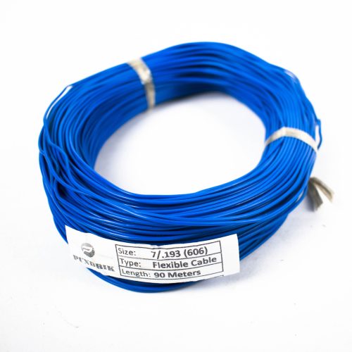 23 AWG Shielded Multi Strand Wire – 7/0.193mm (Blue) 90 Meter