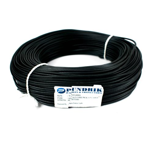 23 AWG Shielded Multi Strand Wire – 7/0.193mm (Black) 90 Meter