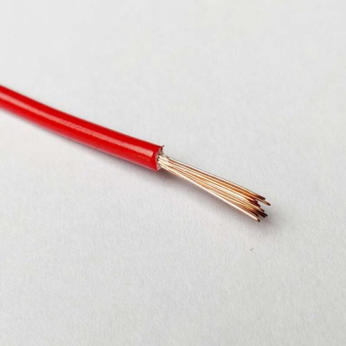 PVC Cable 1 sq mm Multi strand wire – 1 Meter (Red)