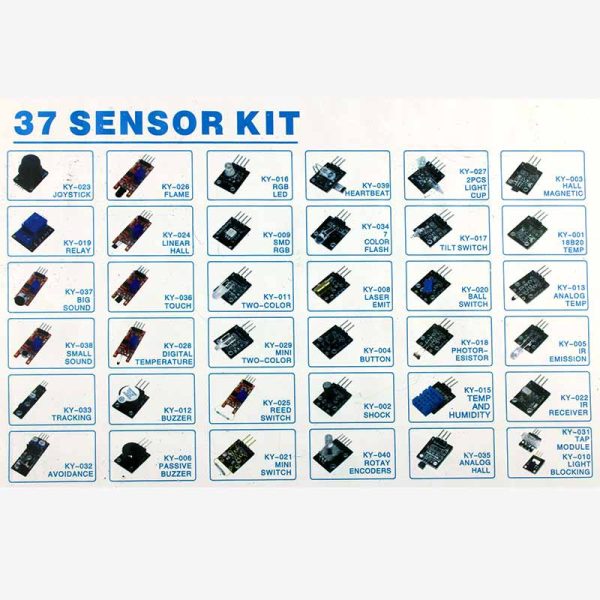 Arduino Sensor Kit – 37 Sensors for Arduino