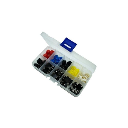 Tactile Push Button Switch Assorted Kit of 25 buttons