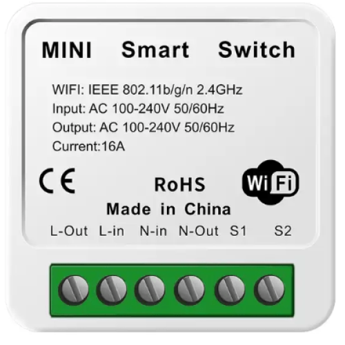 2 Channel 10A WiFi Smart Switch