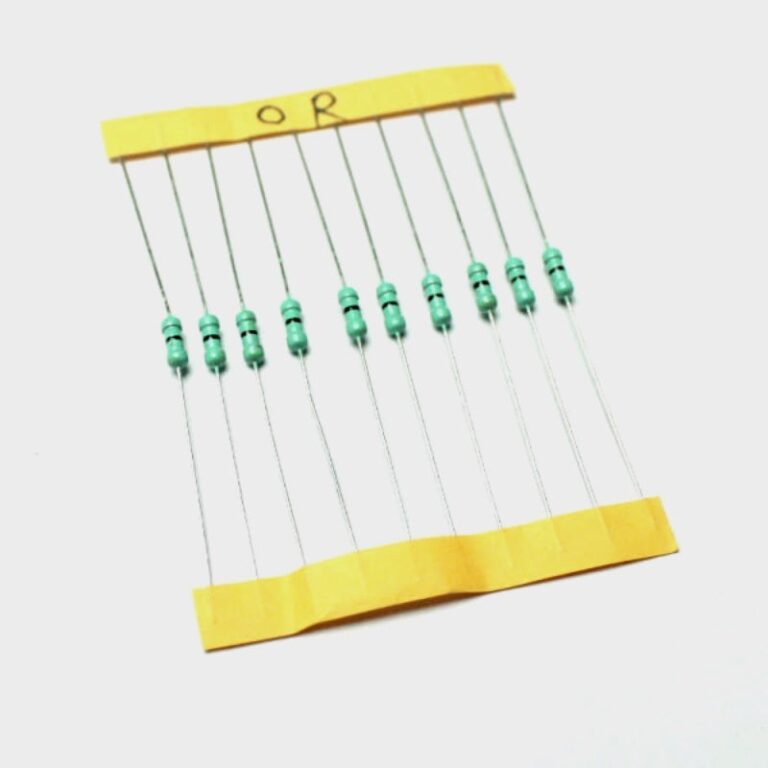 0 ohm, 1/4 Watt Resistor with 5% tolerance (Pack of 10)