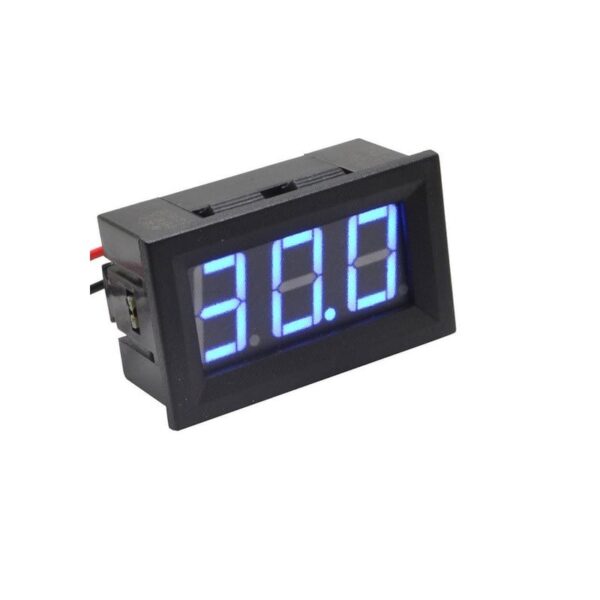 0.56 Inch DC5V 120V DC Two Wire Digital Display Voltmeter for Car Bicycle Motorcycle Blue 8