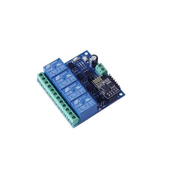 ESP8266 ESP-01 12V 4,  Channels WiFi Relay,  Module Things Smart,  Home Remote Control,  Switch
