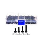 100pcs M3 12.9 Grade Alloy Steel Hex Bolt Socket Head Cap Screws Kit 2