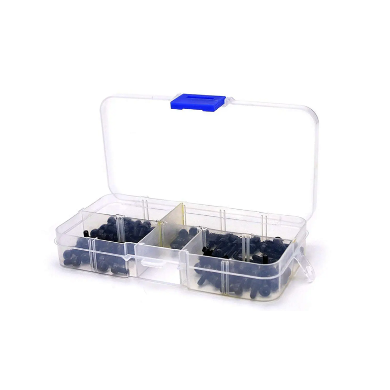 Robozar 16 100pcs M3 12.9 Grade Alloy Steel Hex Bolt Socket Head Cap Screws Kit 3