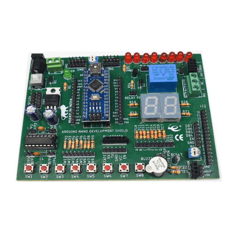 Arduino Nano Development Board Shield with Nano