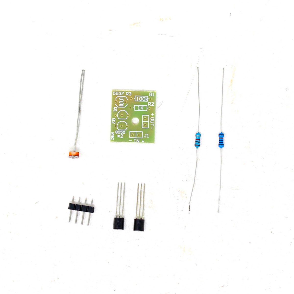 Orange Light Control Sensor Switch Suite Photosensitive Induction DIY Kit