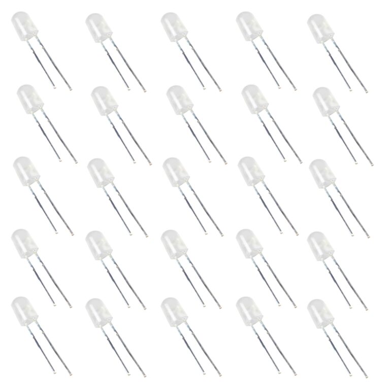 5mm Oval 3V Warm White Diffused LED