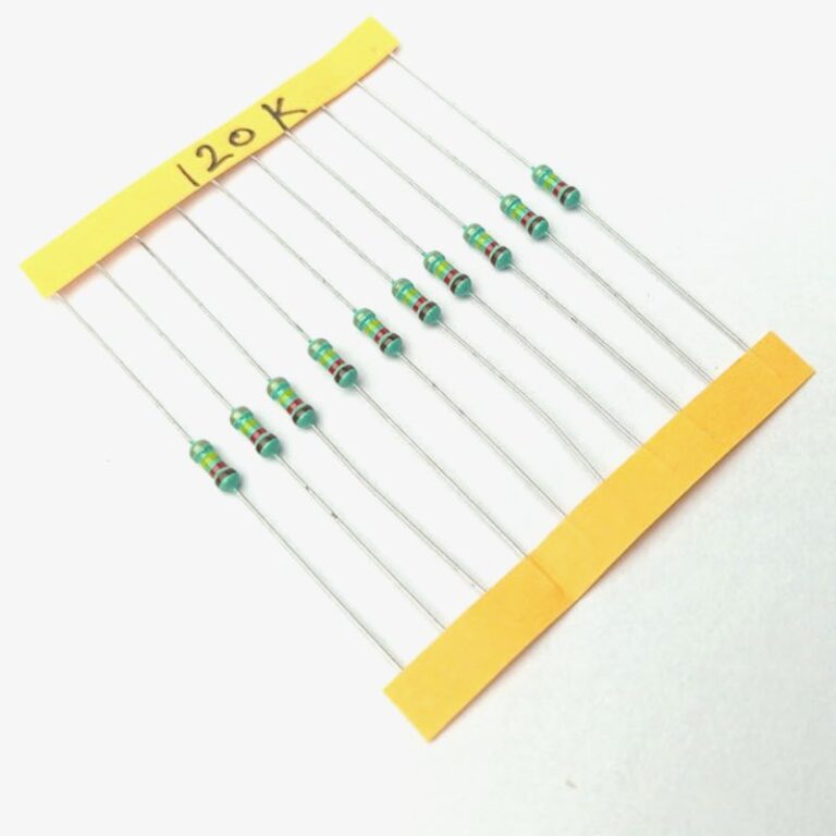 120K ohm,  1/4 Watt Resistor with 5% tolerance (Pack of 10)