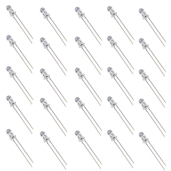 5mm Clear lens Amber LED