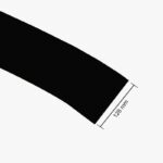 128mm PVC Heat Shrink Sleeve for Lithium Battery Pack – 1 Meter (Black)