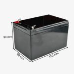 Plastic Battery Box For Lithium Battery Pack (150x98x94)mm – 12Ah/18Ah/20Ah