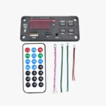 12V Bluetooth 5.0 MP3 Player WMA Decoder Board Module with Remote Control Power Amplifier Dual Channel 25W+25W