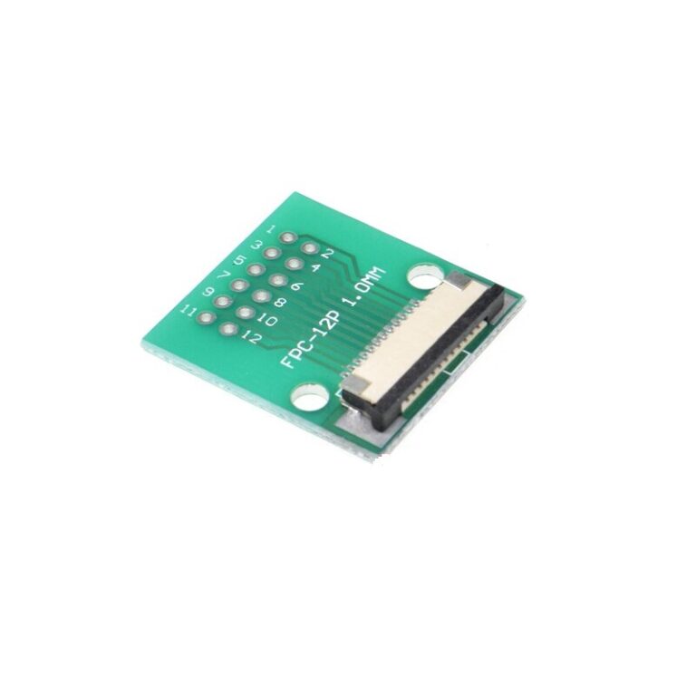 Robozar 15 FFC / FPC Adapter Board 1mm to 2.54mm Soldered Connector – 12 pin