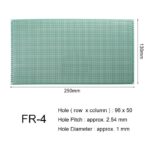 13 x 25 cm Universal PCB Prototype Board Single-Sided 2.54mm Hole Pitch