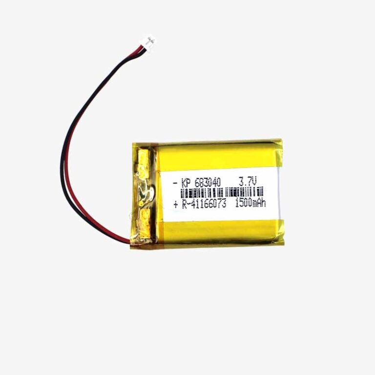 3.7V 1500mAH Li-Po Rechargeable Battery (KP 683040)
