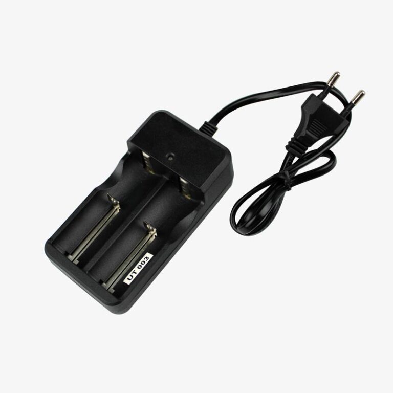 18650 Li-ion Battery Charger with Wire – 2 Cell