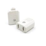 2 Pin Female Plug 10A 250V,  Monitoring Waterproof Box Socket