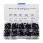 200PCS 6mm Light Push Button Switch Kit (10 Shaft size)