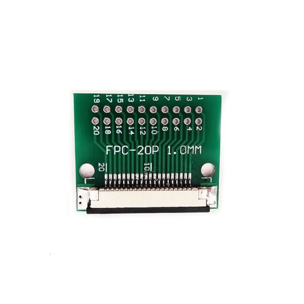 FFC / FPC Adapter Board 1mm to 2.54mm Soldered Connector – 20 pin