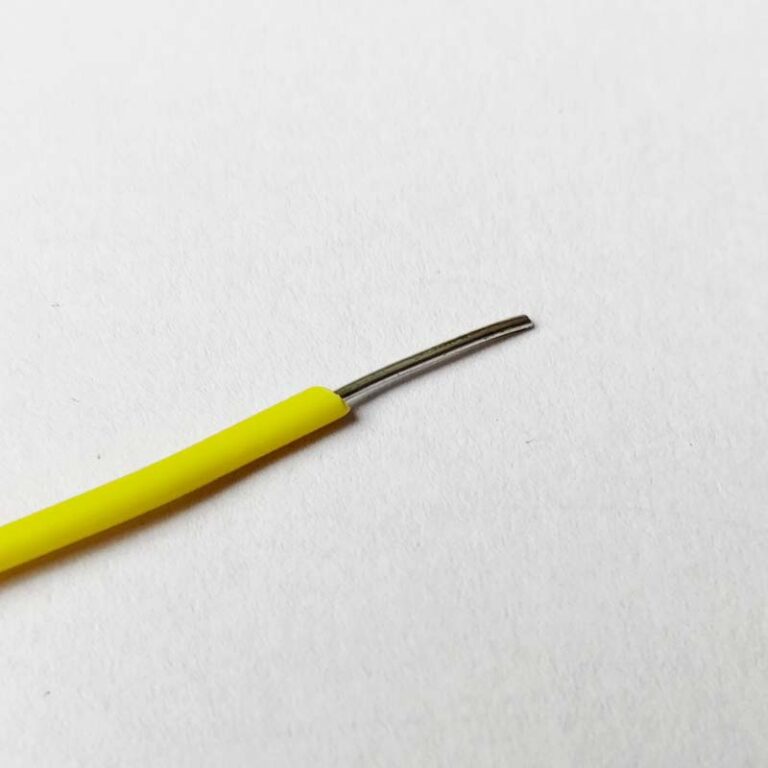 23AWG Single Strand Breadboard Connecting Wire (Yellow – 1mtr)