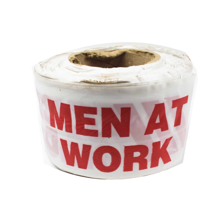 Robozar 15 3 inch Caution/Danger/Men at Work PVC Film Tape (250 Meter)