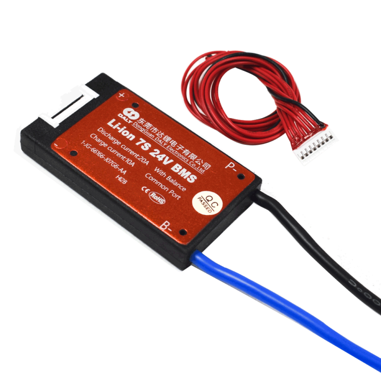 Robozar 17 DALY 7S 24V 20A Lithium Ion Battery BMS Waterproof with Balance Charging