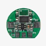 3.7V 1S 2A Round BMS for Li-ion 18650 Cells