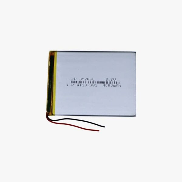 3.7V 4000mAH Li-Po Rechargeable Battery (KP 357090)