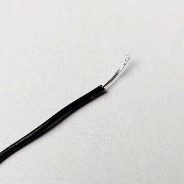 36AWG Multi Strand Wire 7/0.0052 (Black – 1mtr)