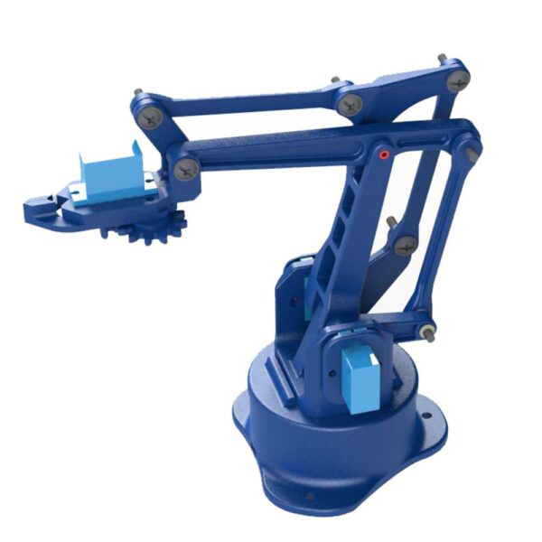 Techno-Tirupati; Robotic Arm With Gripper(only 3D Printed plastic parts) with All Nuts & Bolts Included,  Servos and controller Not Included.