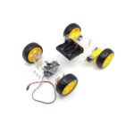 4 WD 2 Motor Single Layer transparent Smart Car Chassis 3