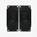 4 ohm 2.5 Watt Speaker Pair for LED/LCD TV Rectangle Shape
