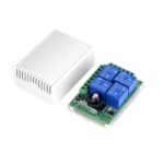 433MHz 24V 4 Channel,  Relay Module Wireless,  Remote Control Switch (without Battery)