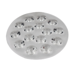Polycarbonate Lens for 15 LED Base Plate