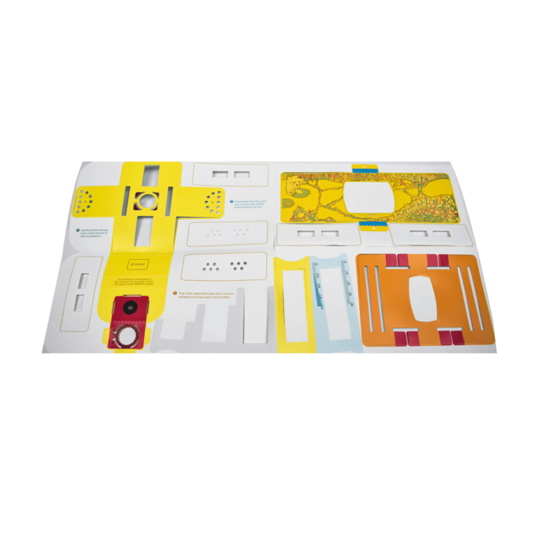 Robozar 17 Foldscope DIY Paper Microscope Basic Kit