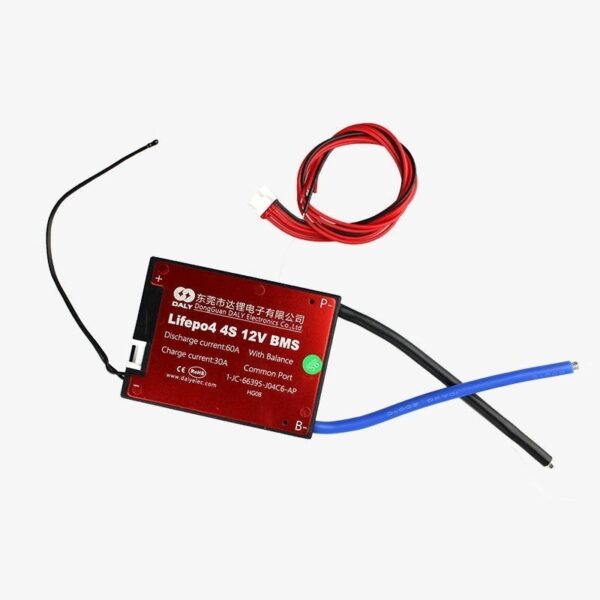 DALY LiFePo4 4S 12V 60A Waterproof Battery Management System – BMS Protection Board